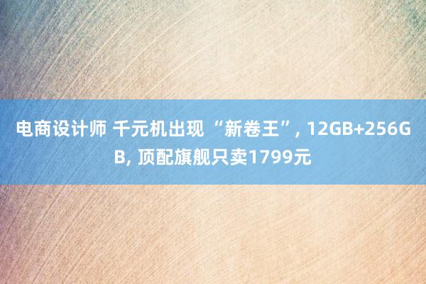 电商设计师 千元机出现 “新卷王”, 12GB+256GB, 顶配旗舰只卖1799元